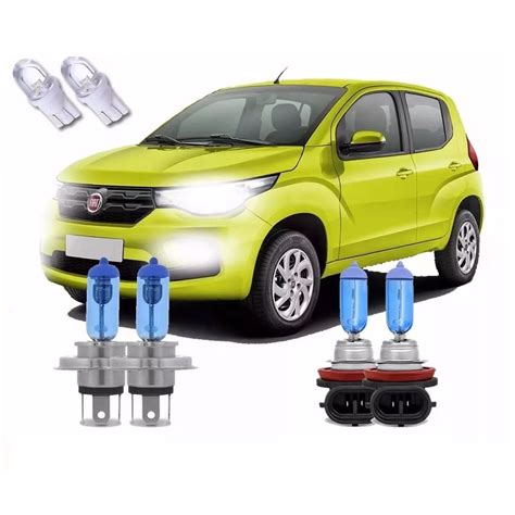 Tech One Kit Lampadas Super Brancas Fiat Mobi Todos H H Submarino