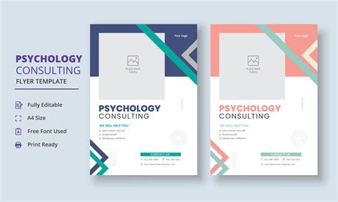 Psychology Counseling Flyer Psychology Therapy Flyer Mental Health