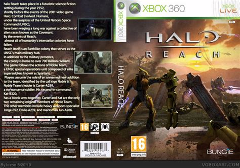 Halo: Reach Xbox 360 Box Art Cover by lozod