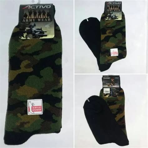 Pasang Kaos Kaki Tni Loreng Tebal Panjang Lazada Indonesia