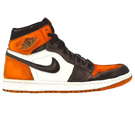 Jordan 1 Satin Shattered Backboard Wall Print Wallkicks