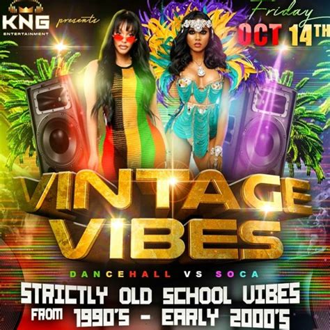 Stream Old School 90s To 2000s Soca And Dancehall Mix Vintage Vibes