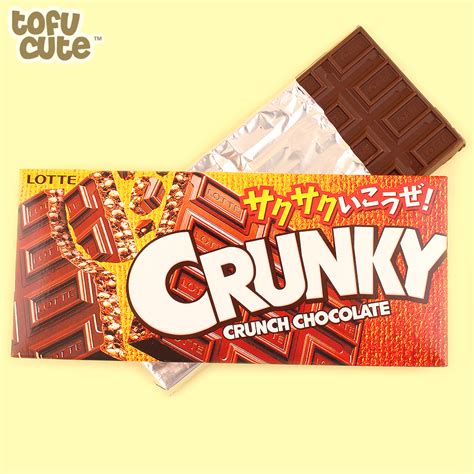 Buy Lotte Crunky Crunch Chocolate Bar At Tofu Cute