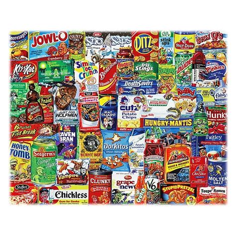 White Mountain Puzzles Wacky Packs 1000 Piece Jigsaw Puzzle Puzzles Toys