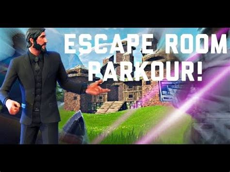 How To Complete Thane Escape Room Parkour Fortnite Youtube