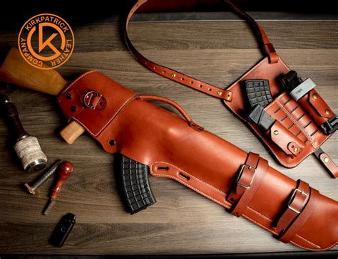 Ak47 Leather Scabbard Kirkpatrick Leather Holsters