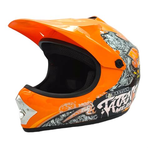 Kask Dla Dziecka Dzieci Cy Cross Rower Enduro Na Crossa Quada Lekki L