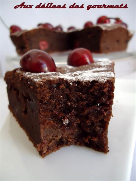 Aux Délices Des Gourmets GÂteau Moelleux Chocolat Et Cerise