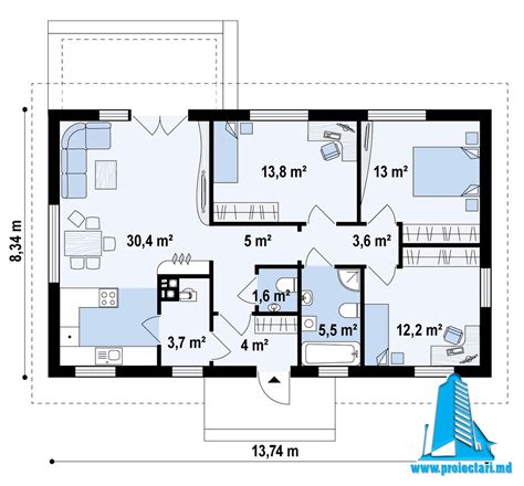 Proiecte Casa Parter De La Proiectarimd