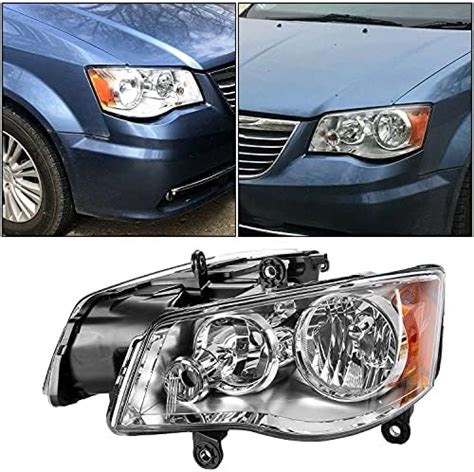 Amazon TUSDAR Headlight Assembly Set For 2008 2016 Chrysler Town