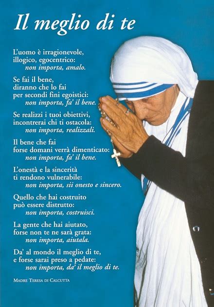 Preghiera Battesimo Madre Teresa Di Calcutta 50 Frasi Per La Prima