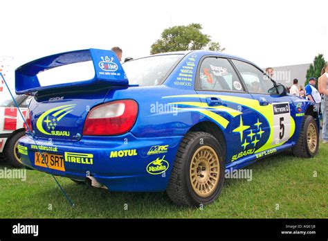 Richard Burns 2001 Subaru Impreza WRC 2001 Car At The 2006 Rally Day