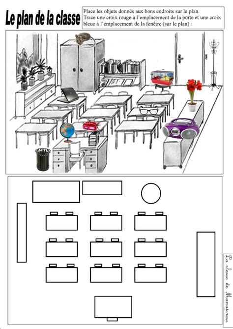 Le Plan De La Classe La Classe De Mamaicress Plan De Classe Classe