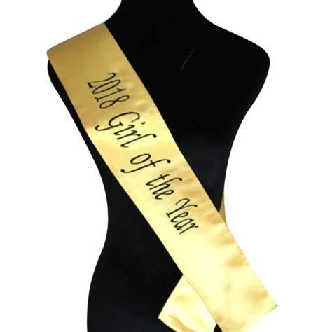 Cheap Custom Sashes Personalized Sash Embroidered Sashes Homcoming