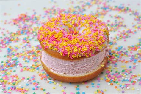 Donut Ice Cream Sandwich Recipe - Make Life Lovely