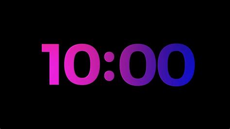 10 Min Countdown Timer V 619 ⏰ With Sound Effects 4k Youtube