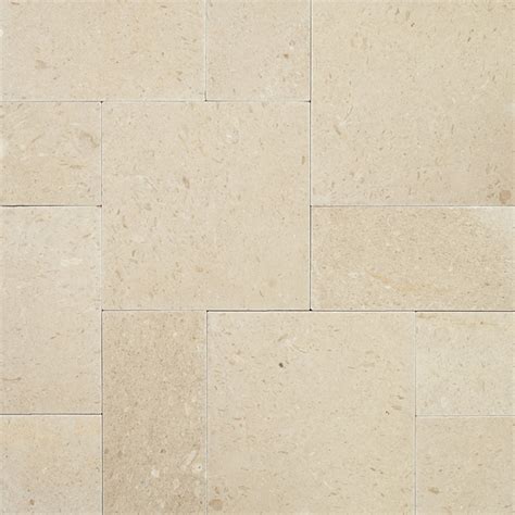 Pearl 160 Sft Tumbled French Pattern Limestone Pavers Tilesbay