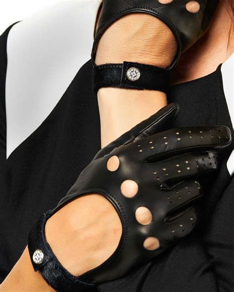 Leather Driving Gloves Black Leather Gloves Leather Outfit Leather