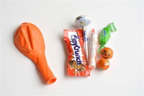 Candy Filled Balloon Pumpkins Halloween Party Favors