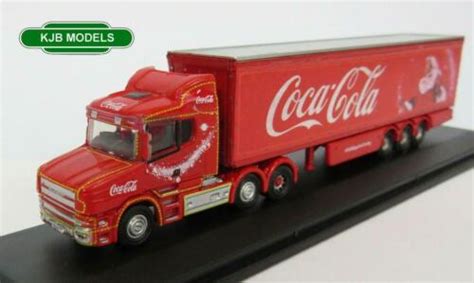 Bnib N Gauge Oxford Ntcab Cc Scania T Cab Coca Cola Christmas