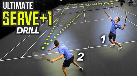 ULTIMATE Serve Plus 1 Drill (tennis singles tactics)