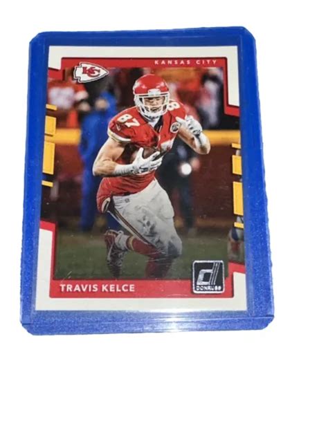 CARTE DE FOOTBALL Travis Kelce 2e année 2017 Panini Donruss Kansas City