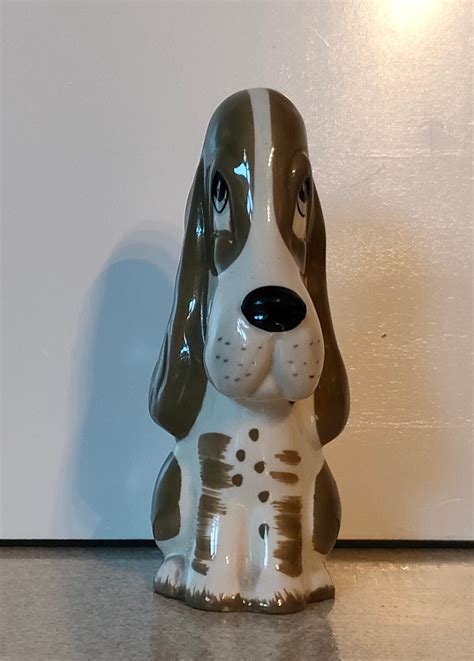 Vintage Collectable Szeiler Pottery Sad Face Dog Etsy