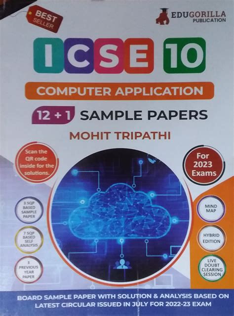 Icse “computer Application” Class 10 12 1 Sample Papers For 2023 Exams 9789355564924