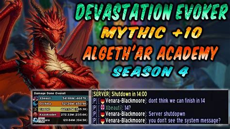 Devastation Evoker Pov Mythic 10 Algeth Ar Academy Season 4