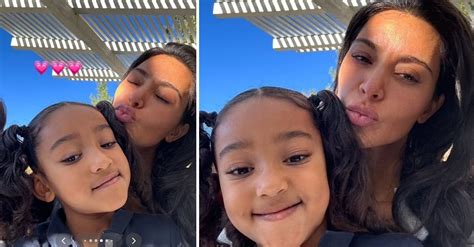 Kim Kardashian S Daughter North Weѕt 10 Leaks Makeup Free Selfie Of Her Famous Mom Revealing