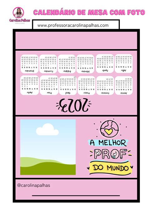 Calendário De Mesa Com Fotocomo Fazer Um Calendário De Mesa Com Foto