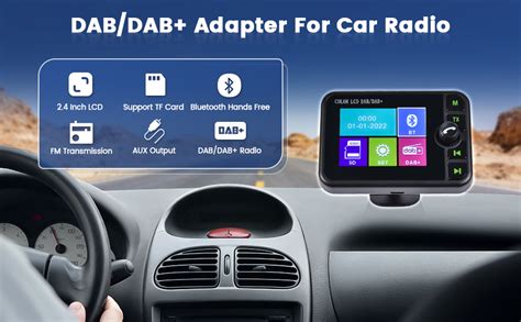 Hikity Adaptateur Radio Dab Dab Cran Dab Portable De Avec