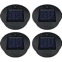 ELUTENG 4 Pack Solar Light Replacement Top Top Size 3 15 Inch Bottom