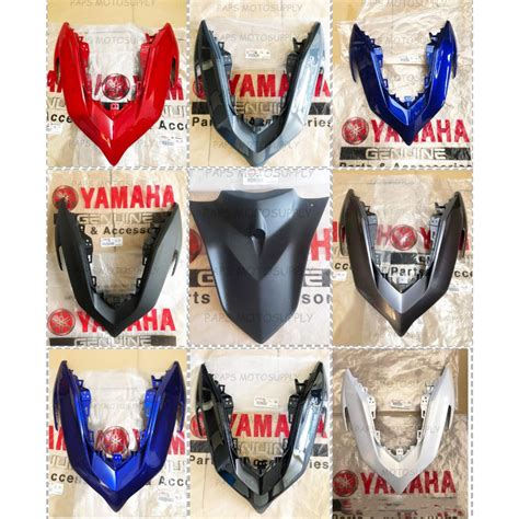 Aerox V2 Cover Front 1 2 Big V And Small V Yamaha Genuine Shopee