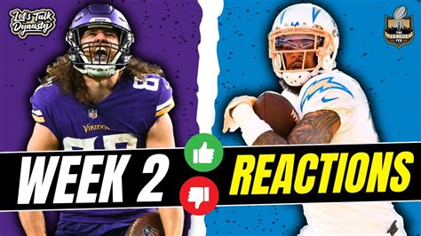 Nfl Week 2 Recap Top Performers Takeaways And Rookie Report Fantasy