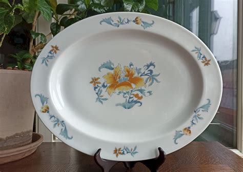 Plat De Service Ovale Porcelaine De Limoges Lhassa Soap Bernardaud