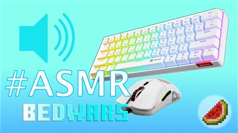 Keyboard Mouse Sounds Asmr Hypixel Bedwars Youtube