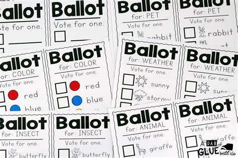 Sample Ballot For Kids