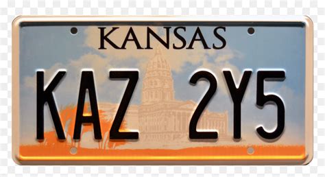 Kansas License Plate, HD Png Download - vhv