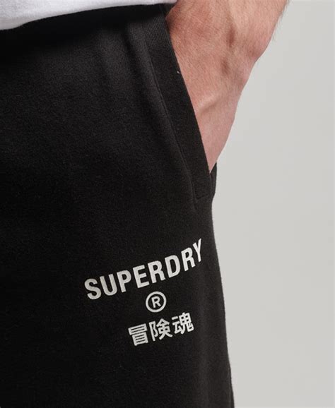 Mens Code Core Sport Joggers In Black Superdry Uk