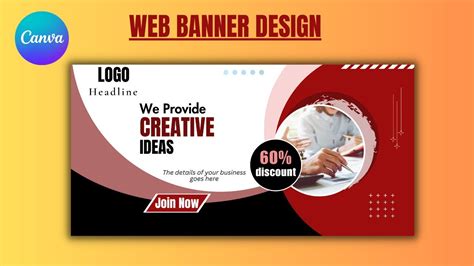 How To Design A Web Banner Design In Canva Canva Tutorial For