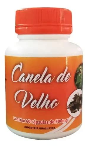 Canela De Velho 500mg 60 Cápsulas MercadoLivre