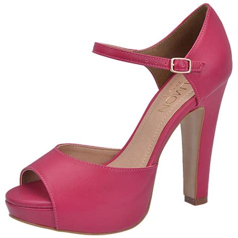 Peep Toe Fuchsia Belmon 13202 Sapato Show