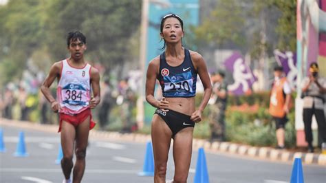 亞運女子20公里競步港隊程小雅第六 Now 新聞