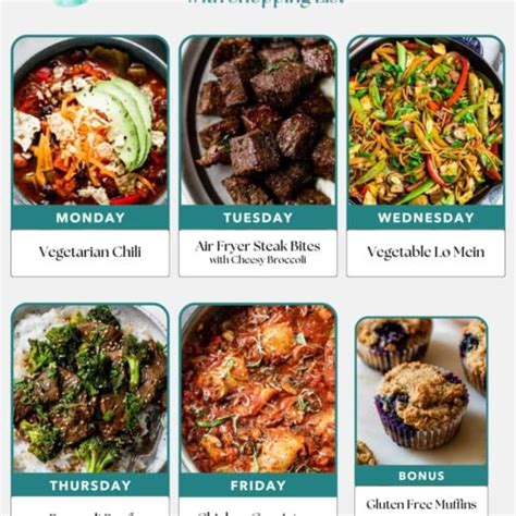 Free Healthy Weekly Meal Plans Wellplated