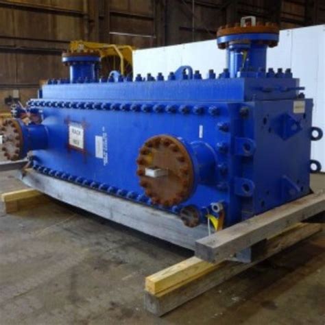 Paper Mill 3439 Sq Ft Alfa Laval Compabloc Heat Exchanger Year 2013