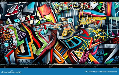 Street graffiti background stock illustration. Illustration of brake ...