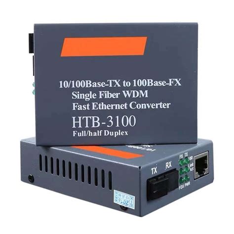 Media Converter Mbps Sc Monomodo Htb Gs A B Teralink