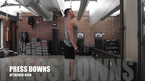 07 Tricep Pressdowns - YouTube