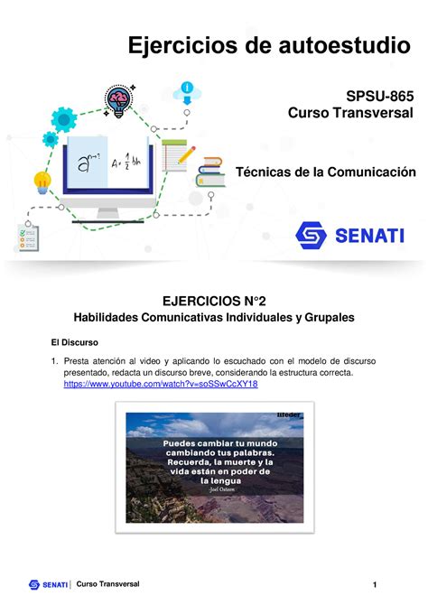 Spsu Ejercicio T Spsu Curso Transversal T Cnicas De La